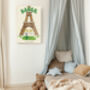 Babar The Elephant Paris Nursery Art Print, thumbnail 3 of 3