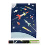 Space Age Glow In The Dark Large Poster, thumbnail 1 of 3