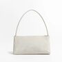 St. Tropez Silver Suede Ombré Baguette Evening Bag, thumbnail 5 of 5