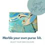 Personalised Diy Marble Your Own Purse Craft Kit, thumbnail 1 of 10