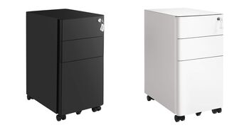 Mobile File Cabinet Rolling Office Cabinet, 7 of 7