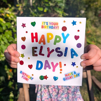 Personalised Children's Birthday Card Kit, 5 of 6