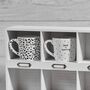 Set Of Two Monochrome Mugs, thumbnail 2 of 2