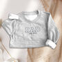 Personalised 'Dad' Embroidered Family Sweatshirt, thumbnail 5 of 11