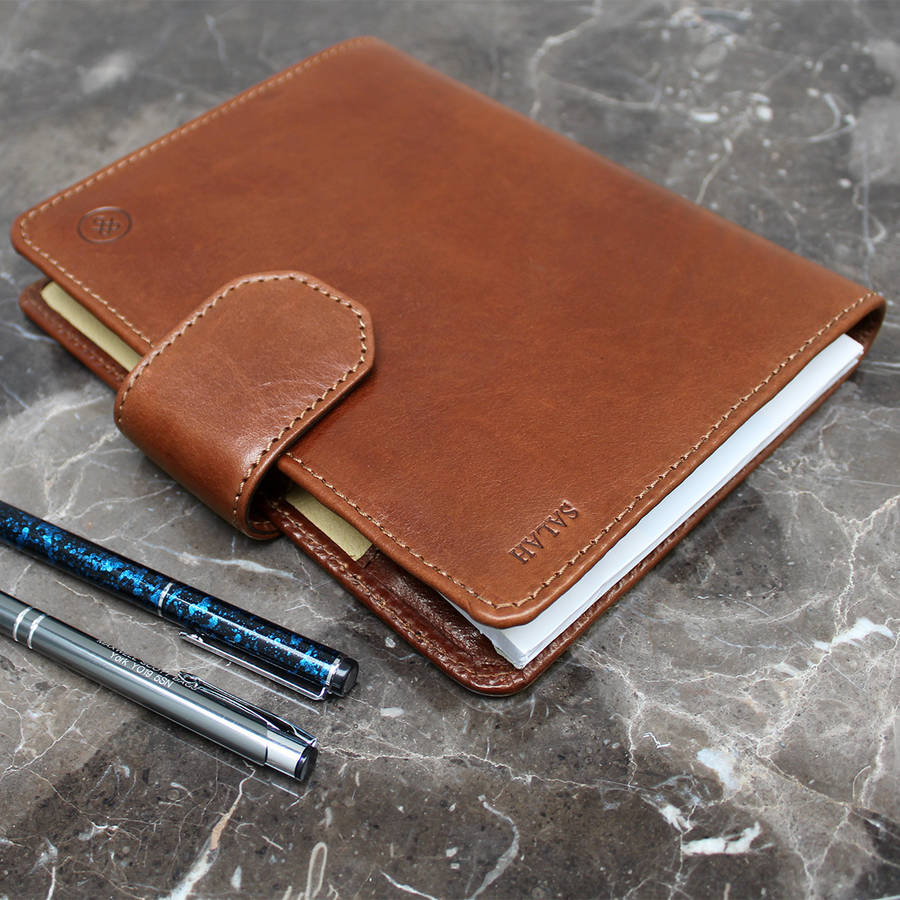 Personalised A5 Luxury Leather Notebook. 'The Mozzano', 1 of 10