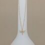 Gold Plated And Cz Dragonfly Necklace, thumbnail 2 of 3