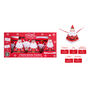 Santa Red Christmas Crackers Festive Novelty Set Of Six, thumbnail 5 of 5