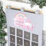 Personalised Christmas Unicorn Felt Advent Calendar, thumbnail 4 of 4