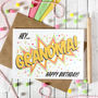 Personalised Happy Birthday Card, Pop Art Style, thumbnail 1 of 8