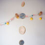 Clay And Decoupage Floral Disc Mobile, thumbnail 4 of 4