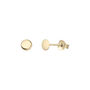Mini 18ct Gold Plated Disc Stud Earrings, thumbnail 6 of 10