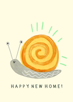 Snail New Home Card, 2 of 3
