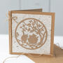 Recycled Handmade Blank Gift Card Eco Kitty Cats Range, thumbnail 6 of 11