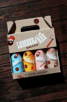 BBQ And Hot Sauce Gift Box Four Pack, 2 of 6