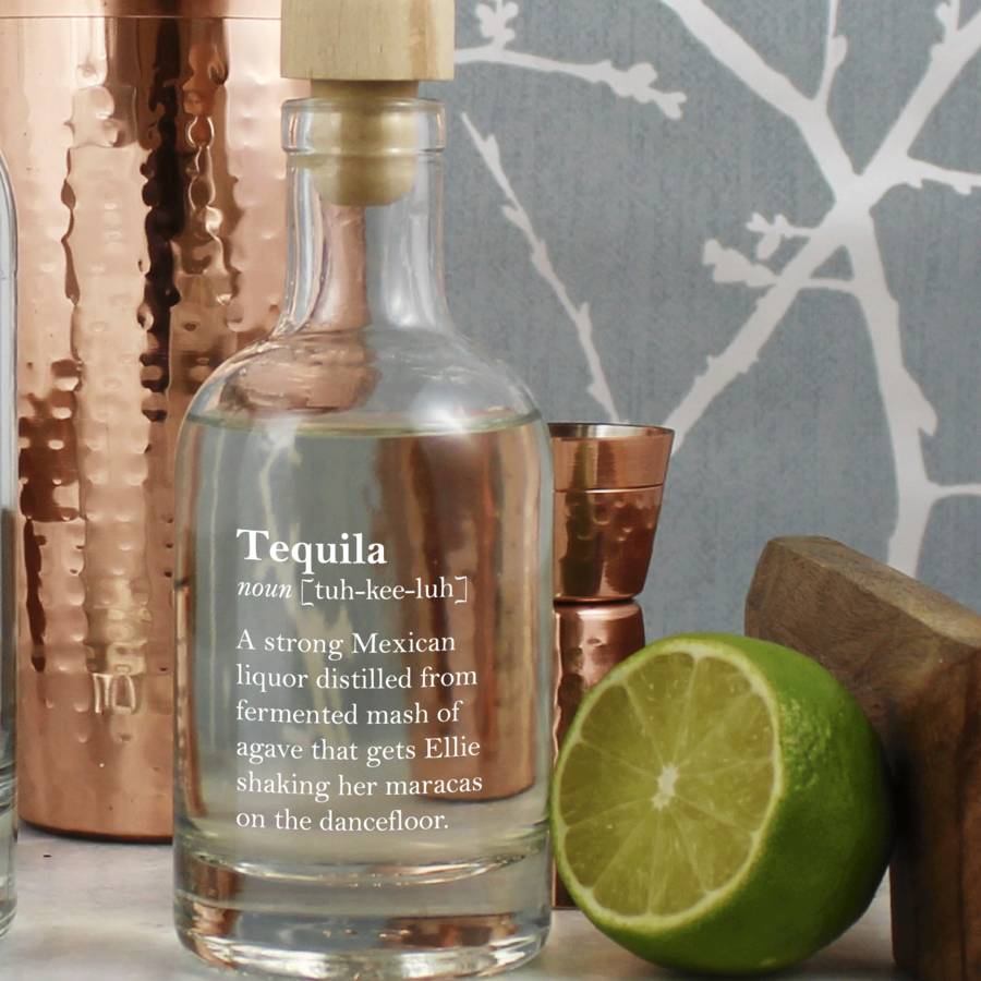 Funny Personalised Tequila Definition Decanter