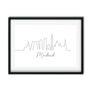 Madrid Skyline Print, thumbnail 1 of 4