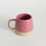 Limited Edition Fuchsia Handmade Stone Ceramic Mug, thumbnail 7 of 8