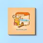 Bear Bath Card | Cute Greeting Card For Partner Or Friend, thumbnail 1 of 6