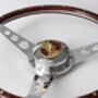 Classic Car Walnut Steering Wheel Wall Clock, thumbnail 10 of 12