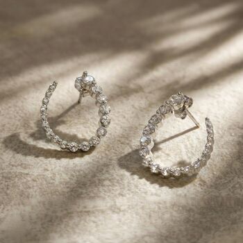 Eternity Curve Earrings, 4 of 7