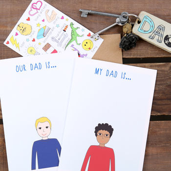 Father's Day Personalised Stickers Card, 6 of 8