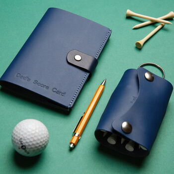 Personalised Leather Golf Hero Gift Set, 3 of 10