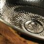 Hammered Silver Solid Copper Vessel Sink For Kitchen And Bathroom, 400 Mm Diameter, thumbnail 2 of 4