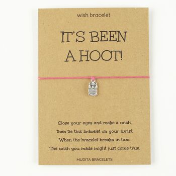 It's Been A Hoot Owl Charm Wish Bracelet, 3 of 4