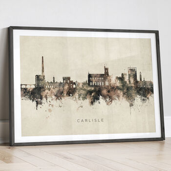 Carlisle Skyline Cityscape Art Print, 12 of 12