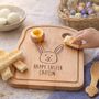 Personalised Easter Bunny Egg And Toast Board, thumbnail 1 of 2