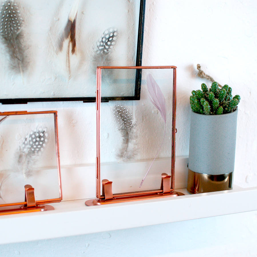 Copper Standing Scandi Photo Picture Frame By The Luxe Co