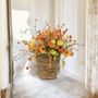 Autumn Fall Basket Door Wreath, thumbnail 7 of 12