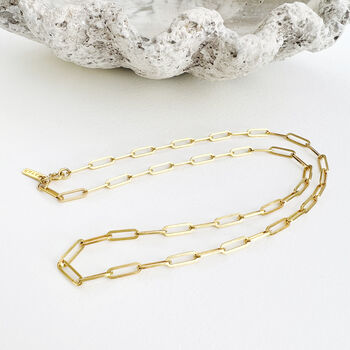 Sterling Silver Or 18ct Gold Plated Paperclip Chain, 3 of 7