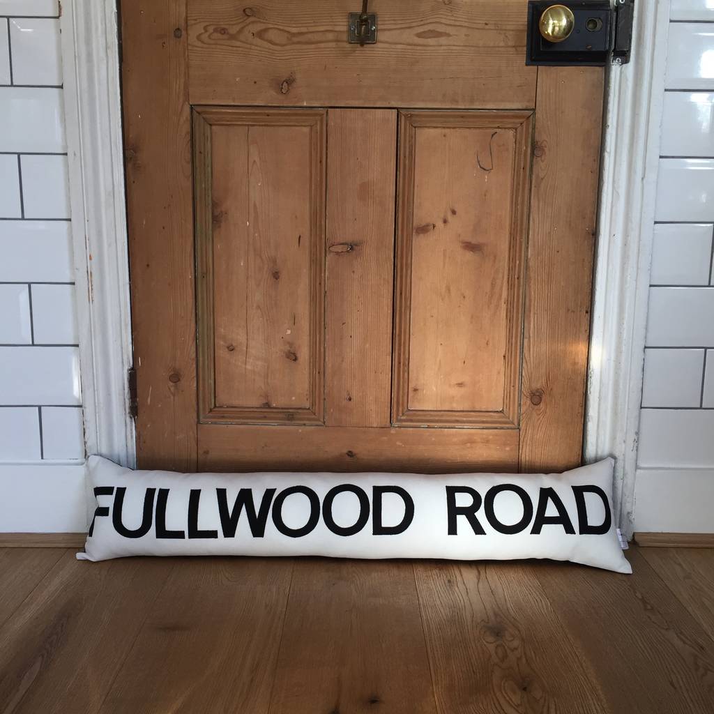 draft excluder wooden door