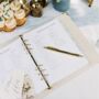 Personalised Linen Wedding Planner And Photo Album Set, thumbnail 4 of 7