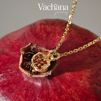 Red Pomegranate Pendant Necklace, 2 of 9