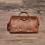 Vintage Look Genuine Leather Over Night Bag, thumbnail 5 of 12