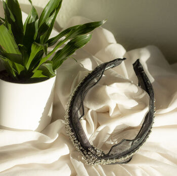 Netted Beaded Headband, 3 of 3