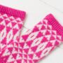Bright Mirror Knitted Wrist Warmers, thumbnail 6 of 10