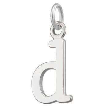 Selection Of Sterling Silver Letter Charms, 9 of 12