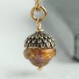 Amber Acorn Necklace, thumbnail 1 of 6
