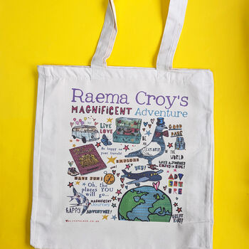 Personalised Travelling The World Gift Bag, 6 of 9