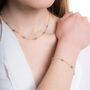 Emerald Gemstone Sophia Necklace, thumbnail 2 of 2