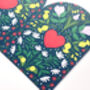 Floral Heart Love Card, thumbnail 3 of 9