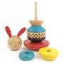 Eco Friendly Wooden Rabbit Stacking Toy, thumbnail 4 of 4