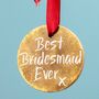 'Best Bridesmaid Ever' Chocolate Gold Medal Gift, thumbnail 1 of 11