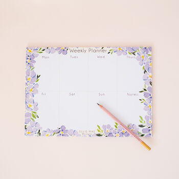 Lilac Blooms Weekly Planner, 4 of 5