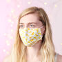 Set Of Three Fruit Pattern Face Masks With Filters, thumbnail 7 of 10