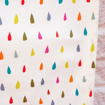 Colourful Hand Drawn Dotty Cotton Tea Towel, 2 of 4