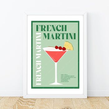 Martini Cocktail Print Set, 6 of 8